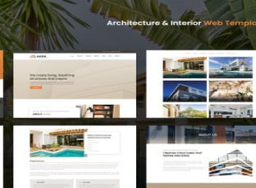 Aizen -  шаблон сайта для архитектуры и интерьера