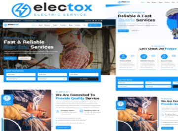 Electox - Шаблон  Power and Electric Services