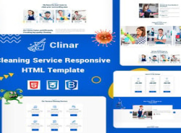 Clinar – Шаблон сайта службы техобслуживания и уборки
