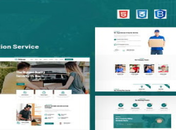 Delivcate — Шаблон  для логистических и транспортных услуг