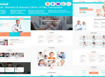 Dental – HTML-шаблон для медицины, стоматологии и стоматологической клиники