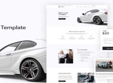GoDrive - Шаблон сайта по аренде автомобилей  5