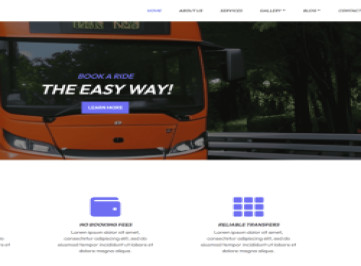 Buser - Автобусный транспорт HTML-