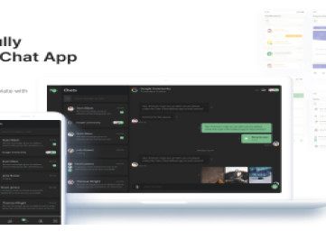 Talkbot — шаблон приложения чата React и Html 