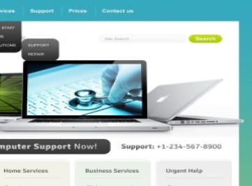 Шаблон сайта по ремонту компьютеров 