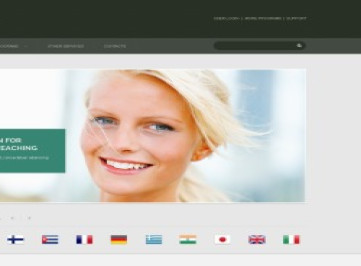  шаблон сайта языковой школы  
