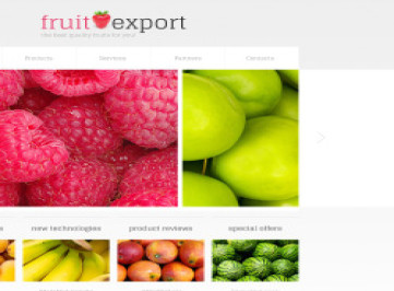  шаблон сайта Fruit  