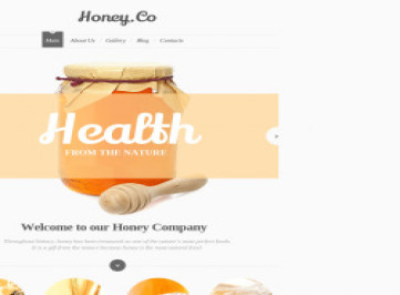 шаблон сайта Honey Store  