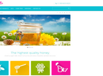  шаблон сайта Honey Store  