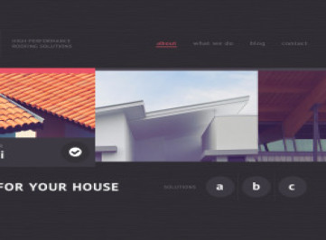 Шаблон сайта кровельной компании  