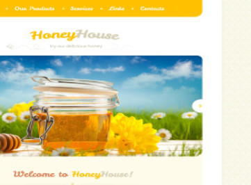  шаблон сайта Honey Store  
