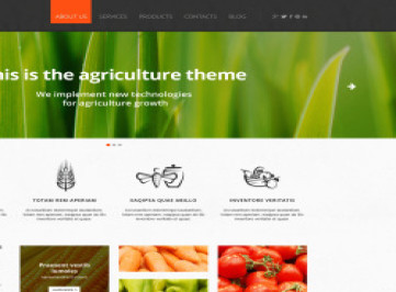  шаблон сайта Fruit  