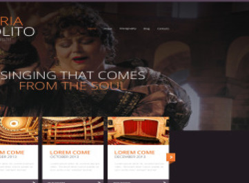Элегантный шаблон сайта Opera Singer  