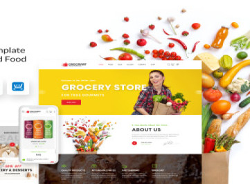 Grocmart - Многостраничный классический HTML-шаблон  продуктового магазина  html тем