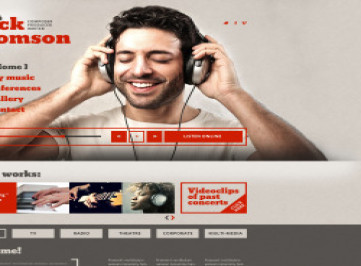  шаблон сайта DJ  