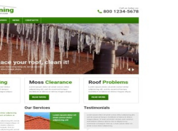  шаблон сайта кровельной компании  