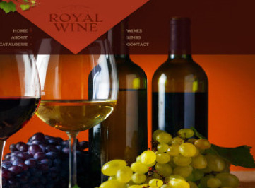 Шаблон сайта Wine  