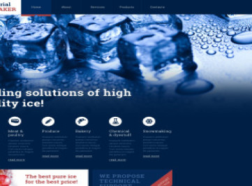 Шаблон адаптивного  для воды  