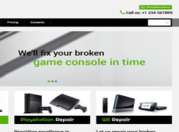  шаблон сайта по ремонту компьютеров  