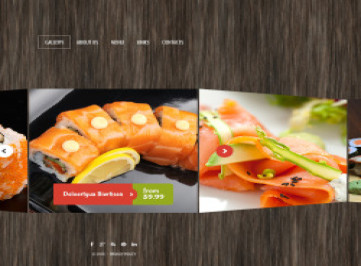 Шаблон сайта суши-бара  