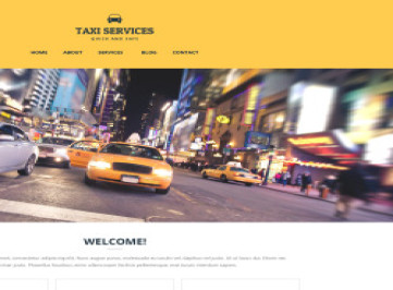  шаблон  такси  