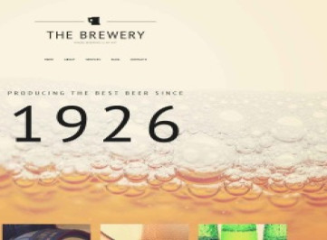 Старый шаблон сайта паба  