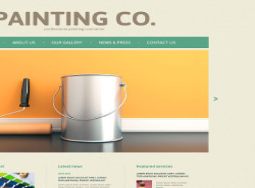  шаблон сайта компании Painting  