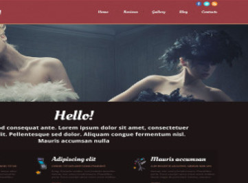  шаблон  Theater  