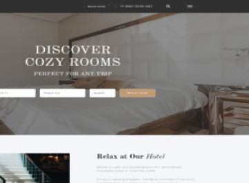 Lux Hotel - Многостраничный  шаблон  отеля  