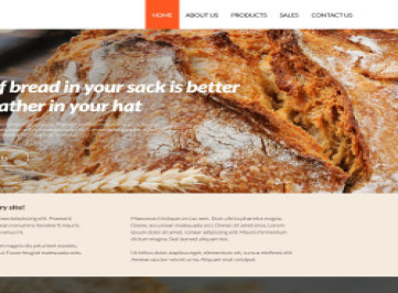  шаблон  пекарни  