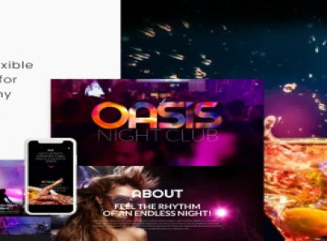 OASIS -  шаблон  для ночного клуба  