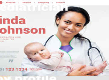 Шаблон сайта педиатра  