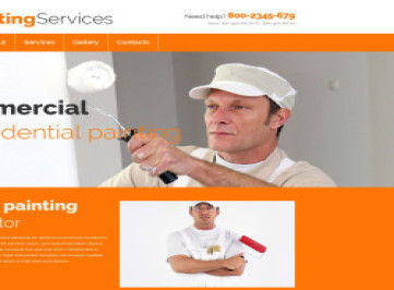  шаблон сайта компании Painting  