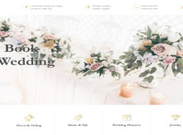 Perfect Day - Многостраничный HTML-шаблон  по планированию свадьбы  