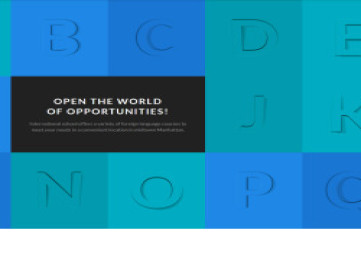  шаблон сайта языковой школы  