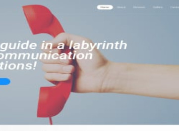Шаблон адаптивного  интернет-провайдера  