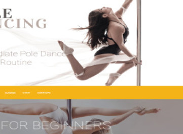  шаблон сайта танцевальной студии  