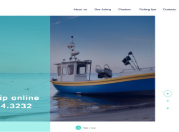 Шаблон сайта S Fishing  