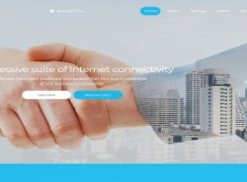 Шаблон адаптивного  интернет-провайдера  
