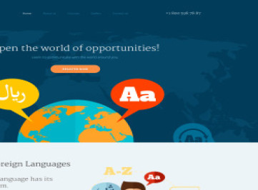 Шаблон сайта Langerba  