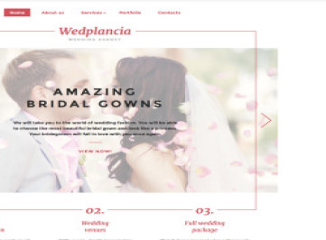 Шаблон  Wedplancia  