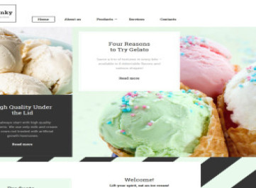  шаблон сайта Ice Cream  