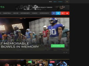 Шаблон сайта DailySports  