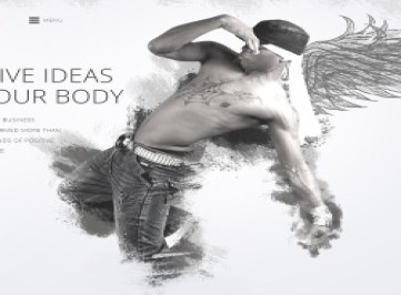  шаблон сайта тату-салона  