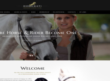Horserati - многостраничный шаблон  Horse Club  