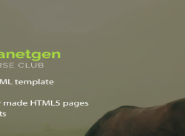 Manetgen -  многостраничный шаблон  для верховой езды  