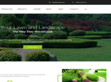 Garden Land - Многостраничный шаблон сайта "Дизайн экстерьера"  