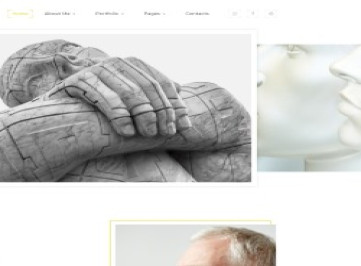 Шаблон сайта фотогалереи Agniart Sculptor  