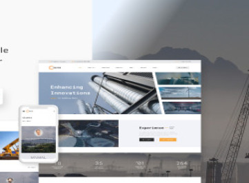 Создатель - шаблон многостраничного сайта металлообрабатывающей компании  