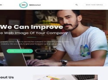 SEOMarket - шаблон  SEO и маркетингового агентства  